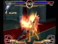 une photo d'Ã©cran de Saint Seiya - Le Sanctuaire sur Sony Playstation 2